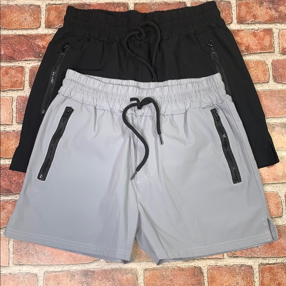 Bundle of 2 Men's Black and Gray Shorts